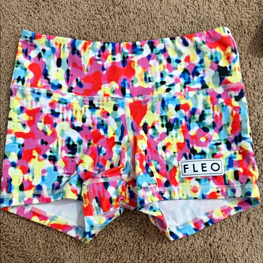 Fleo Women's Colorful Athletic Shorts